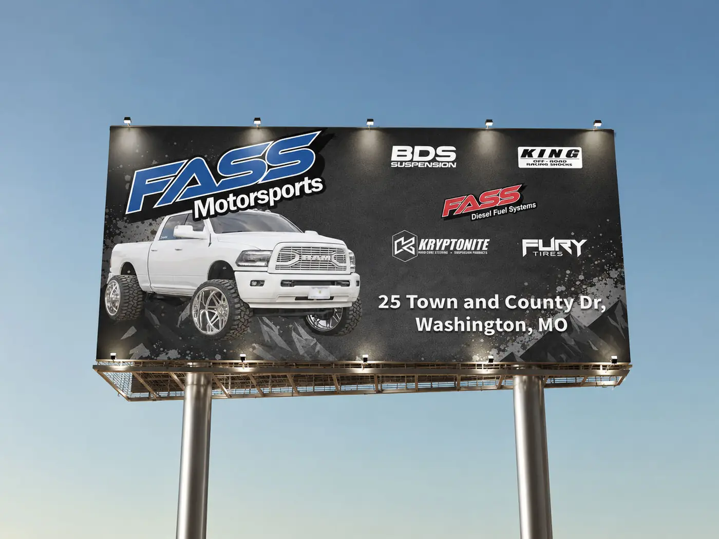 FASS Motorsports billboard